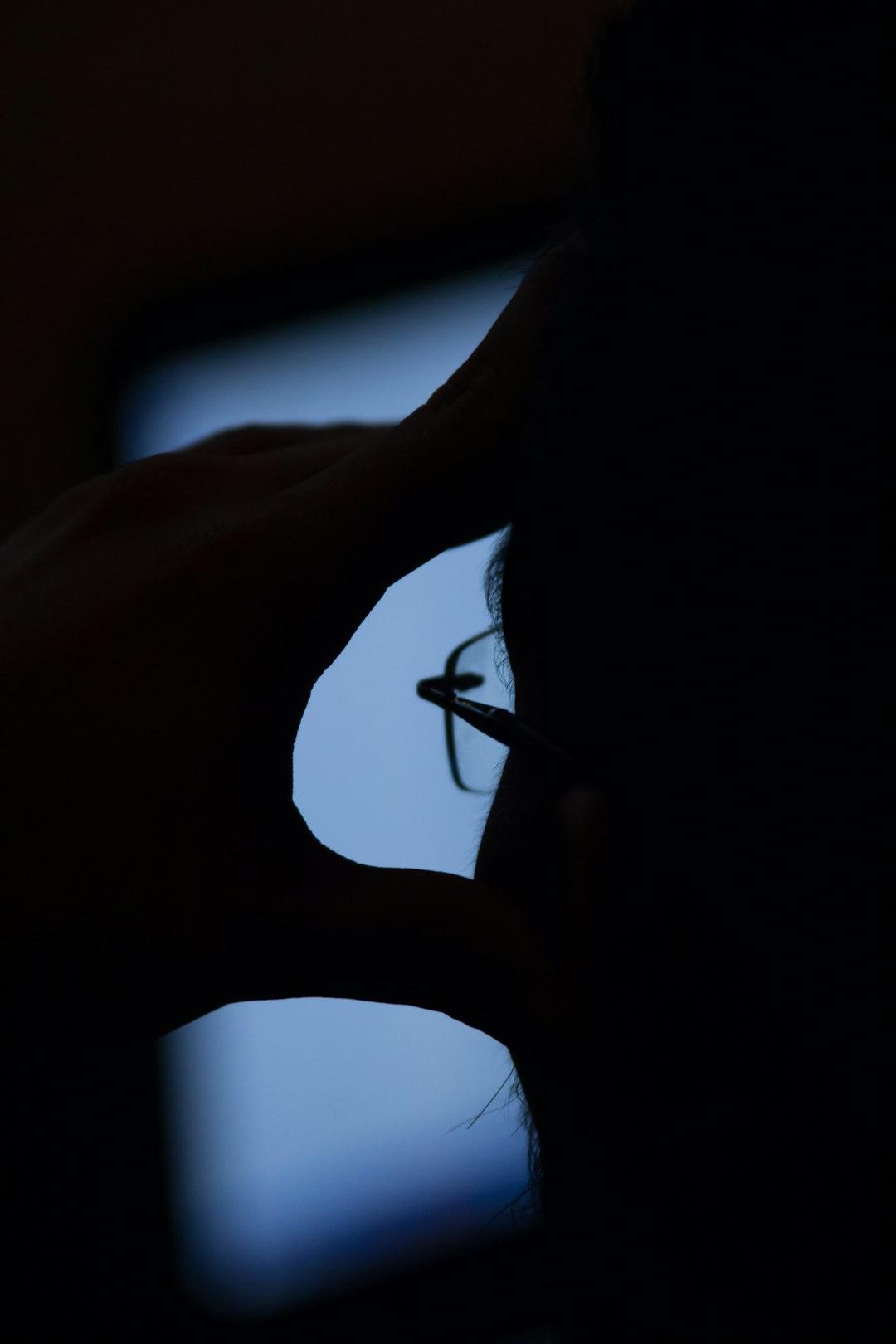 man wearing eyeglasses man wearing eyeglasses