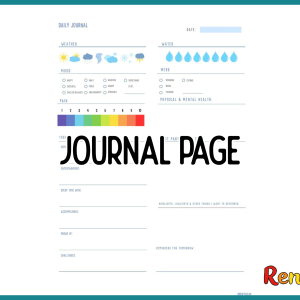 Daily Journal - Printable/Digital PDF
