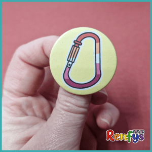 Lesbian Carabina Pride Badge