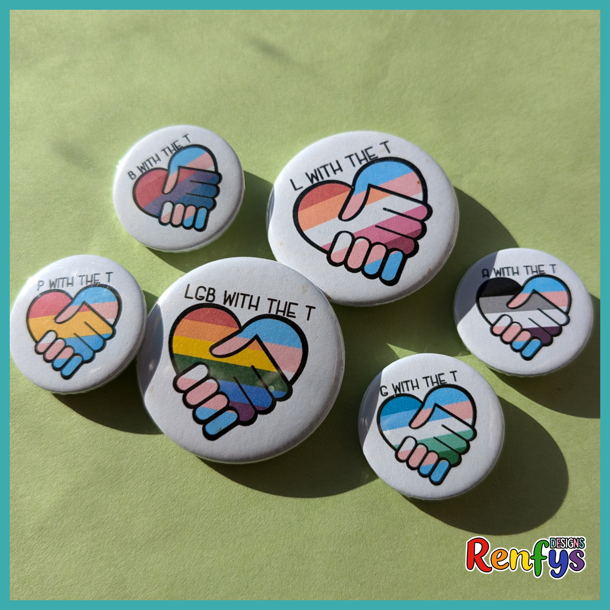 LGB With The T Badge - L With The T Badge and Variants!