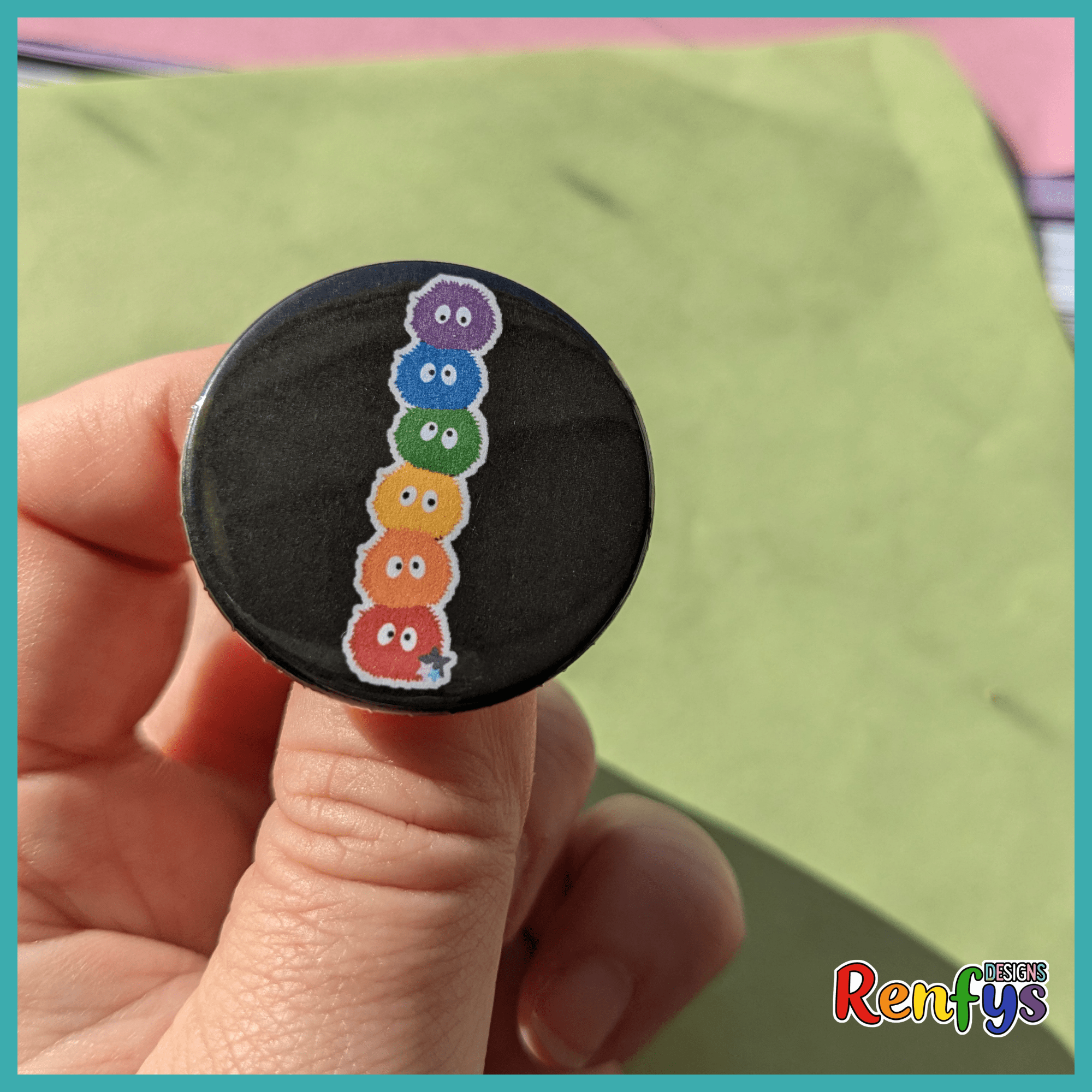 Soot Sprite Pride Flag Badge - Image 3