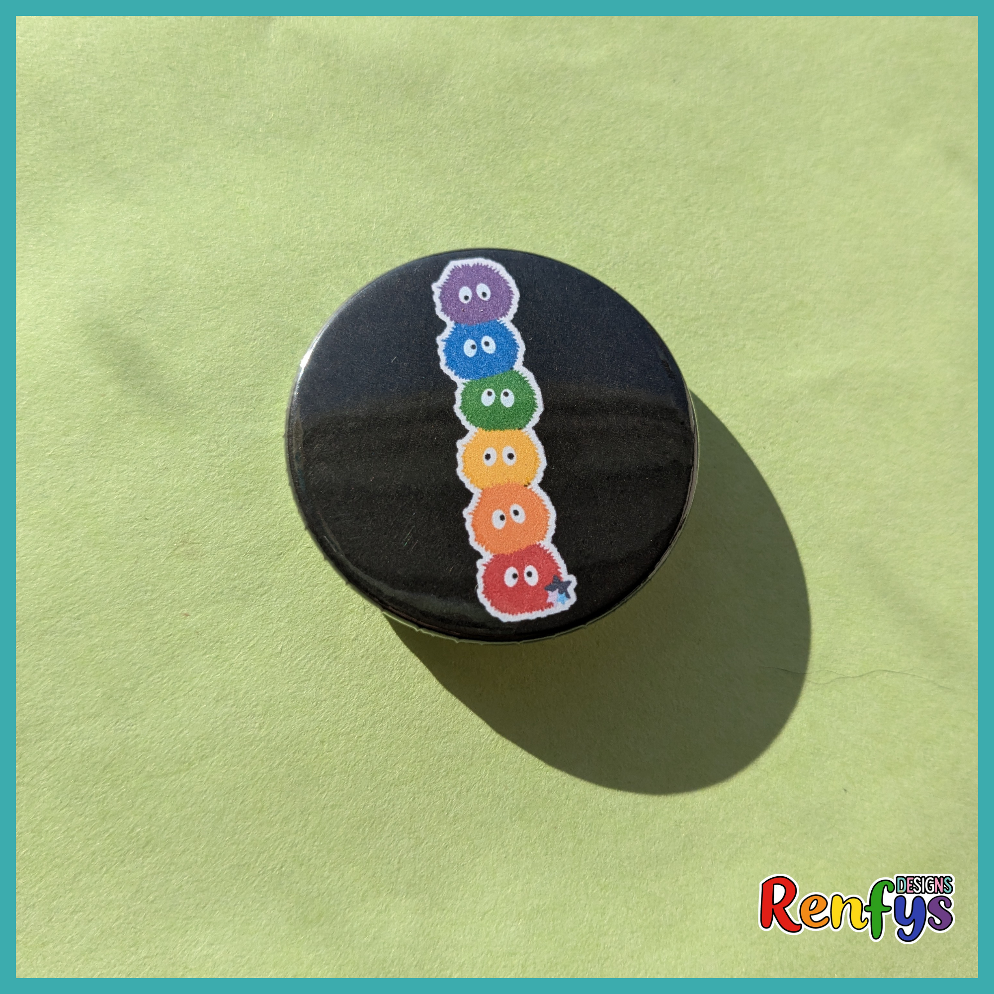 Soot Sprite Pride Flag Badge