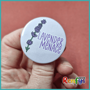 Lavender Menace Badge