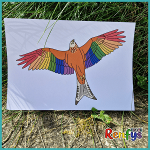 Red Kite Pride Print