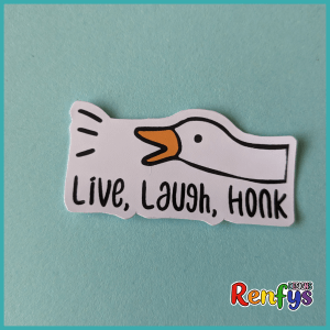 Live, Laugh, Honk Sticker