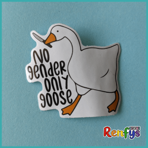 No Gender Only Goose Sticker