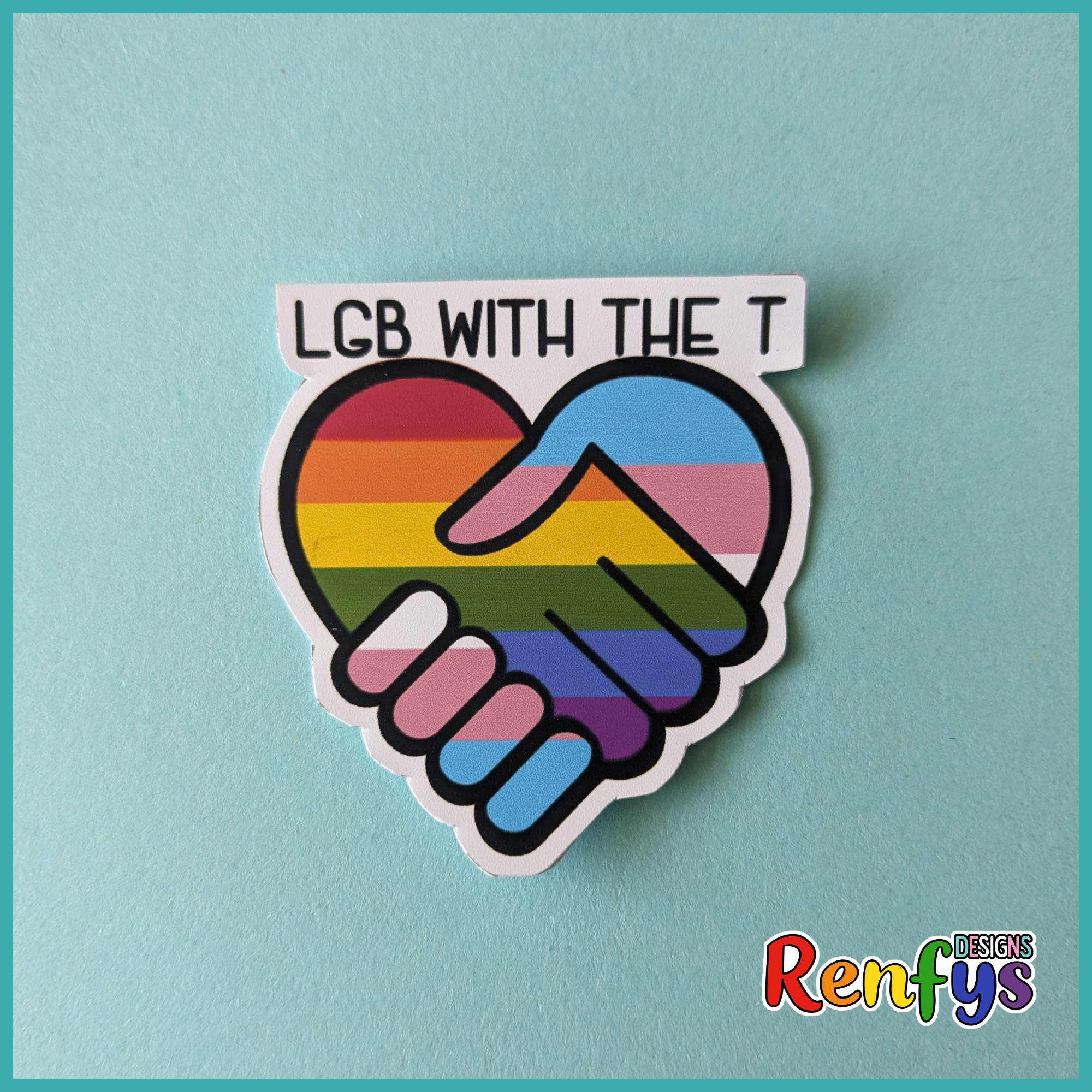 LGB With The T Stickers