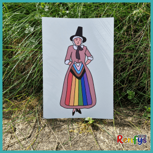 Welsh National Costume Pride Flag Print