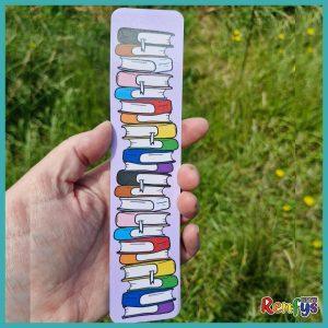 Progress Pride Book Bookmark